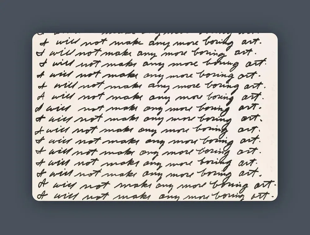 John Baldessari — Artsy Logos