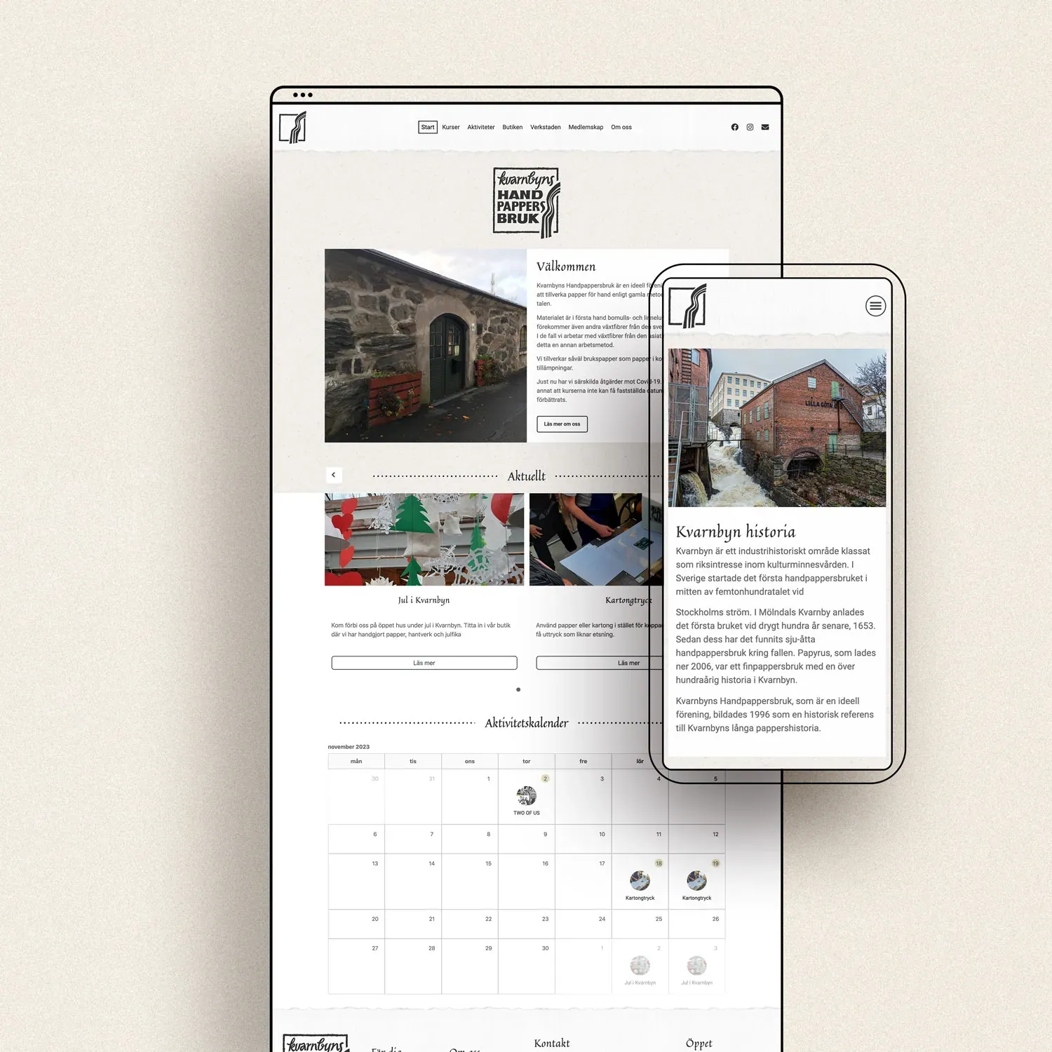 Kvarnbyns Handpappersbruk — project image